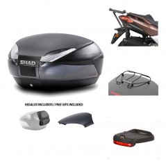 Rear trunk + mounting hardware + accessories  SH48