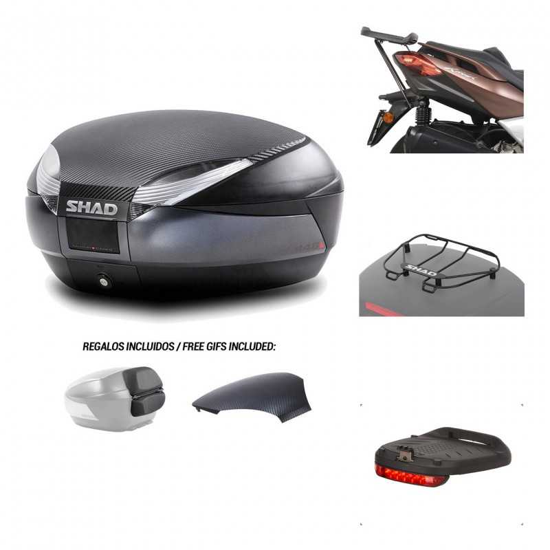 Rear trunk + mounting hardware + accessories  SH48