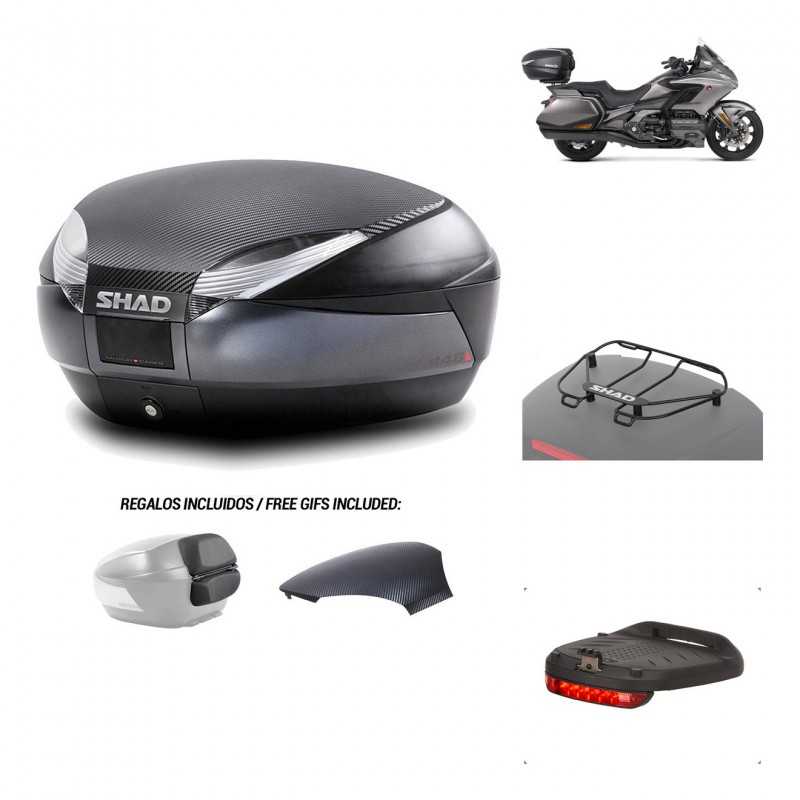 SHAD Baul trasero + herraje montaje accesorios SH48 KIT-181676