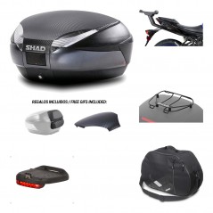 SHAD Baul trasero + herraje montaje accesorios SH48 KIT-181726