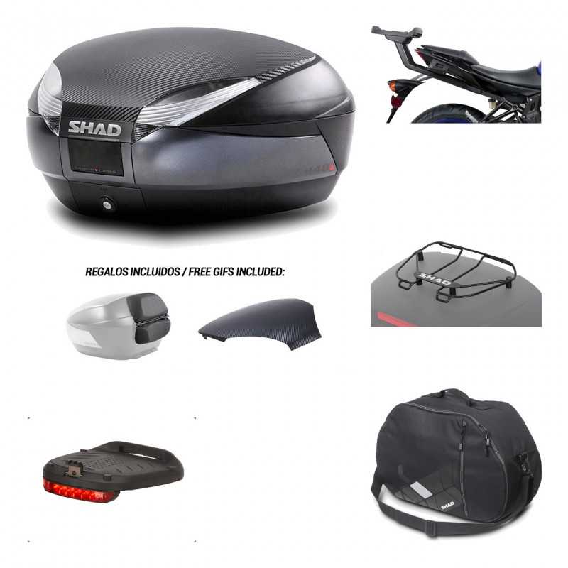 SHAD Baul trasero + herraje montaje accesorios SH48 KIT-181726