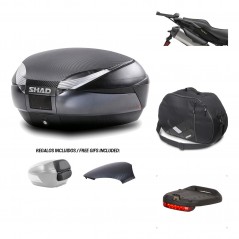 SHAD Baul trasero + herraje montaje accesorios SH48 KIT-181626