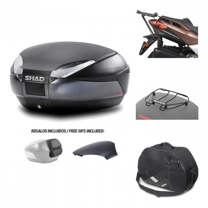 Rear trunk + mounting hardware + accessories  SH48