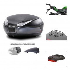 Rear trunk + mounting hardware + accessories  SH48