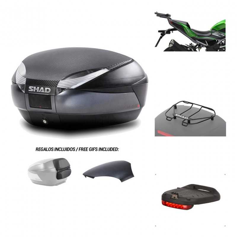 SHAD Baul trasero + herraje montaje accesorios SH48 KIT-181876