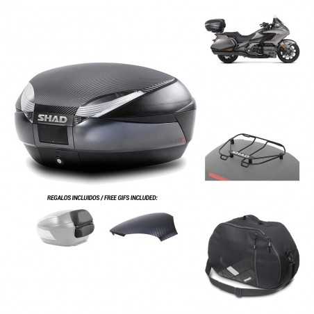 SHAD Baul trasero + herraje montaje accesorios SH48 KIT-181677