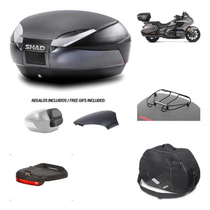 Rear trunk + mounting hardware + accessories  SH48