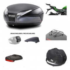 Rear trunk + mounting hardware + accessories  SH48
