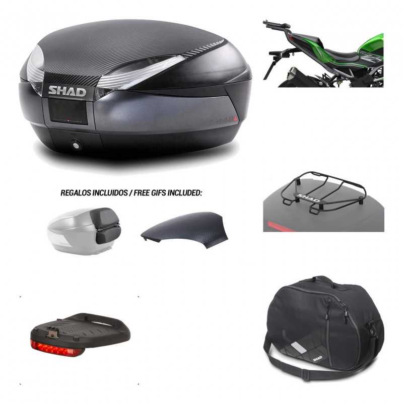Rear trunk + mounting hardware + accessories  SH48