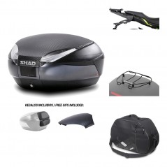 Rear trunk + mounting hardware + accessories  SH48