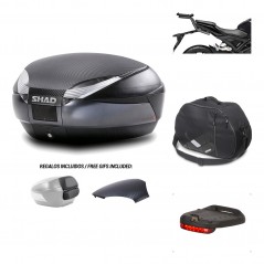 SHAD Baul trasero + herraje montaje accesorios SH48 KIT-181930