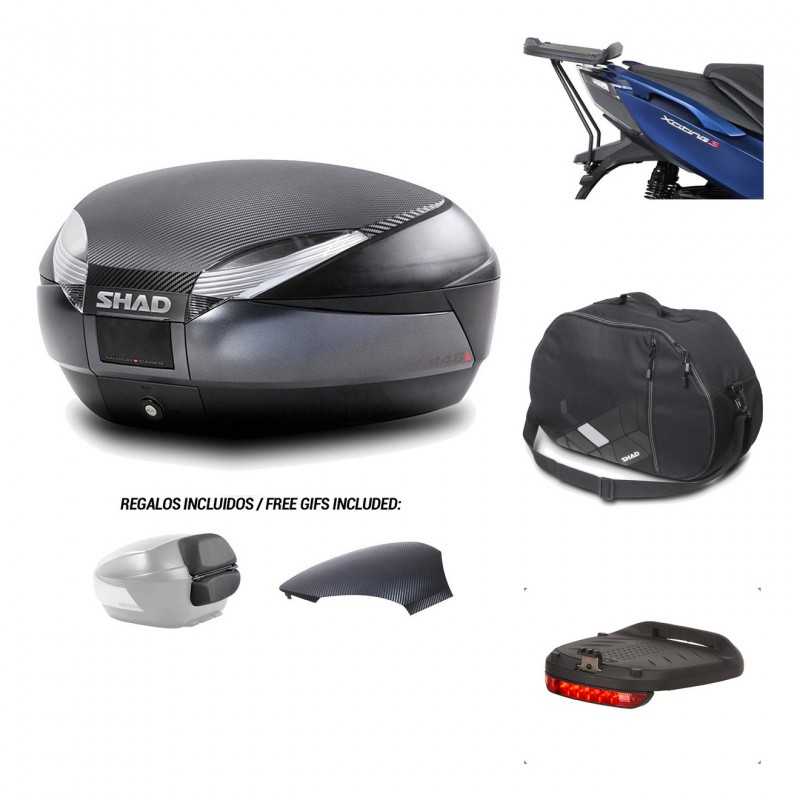 Rear trunk + mounting hardware + accessories  SH48