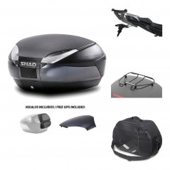 Rear trunk + mounting hardware + accessories  SH48