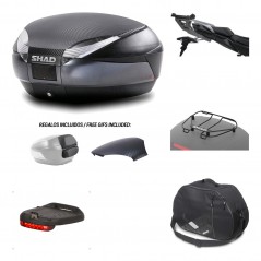 SHAD Baul trasero + herraje montaje accesorios SH48 KIT-181734