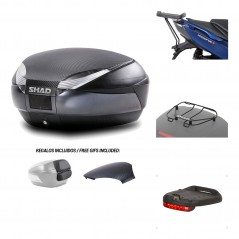 Rear trunk + mounting hardware + accessories  SH48