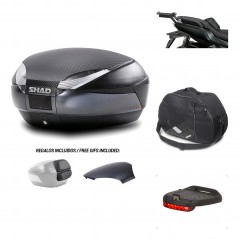 Rear trunk + mounting hardware + accessories  SH48
