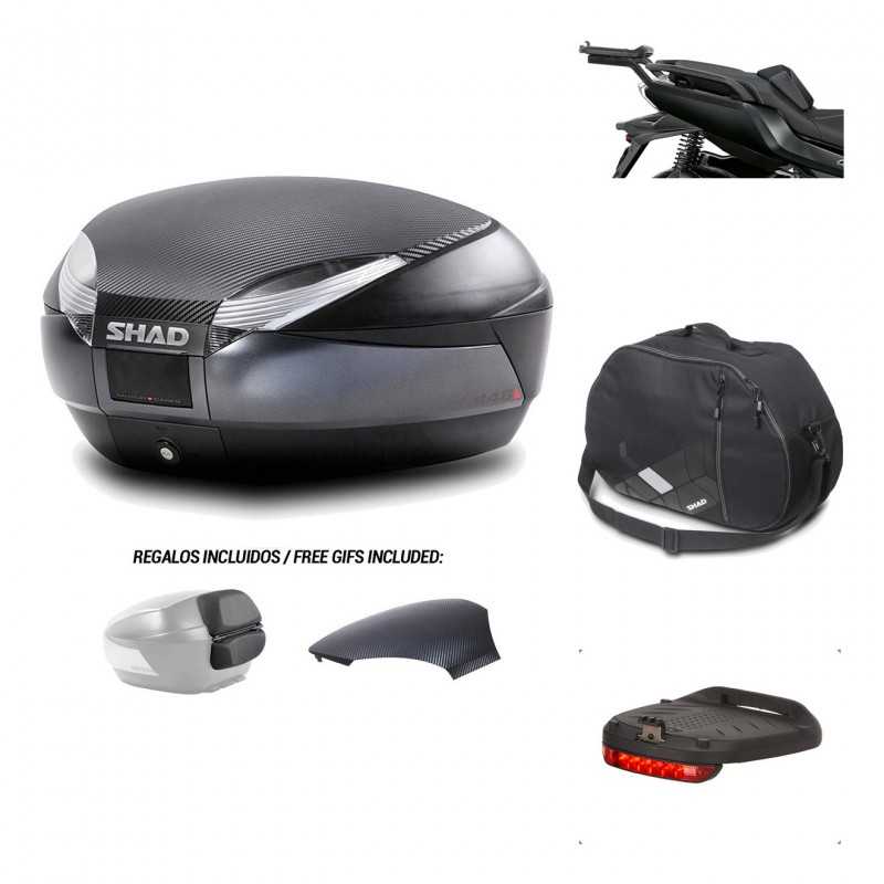 Rear trunk + mounting hardware + accessories  SH48