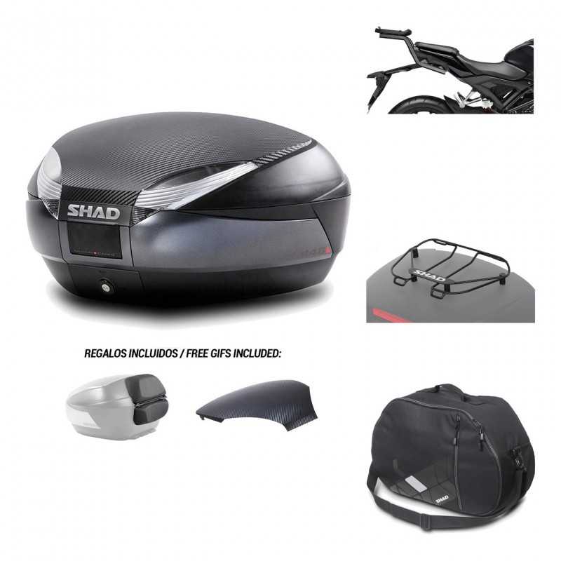 Rear trunk + mounting hardware + accessories  SH48