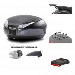 SHAD Baul trasero + herraje montaje accesorios SH48 KIT-181884