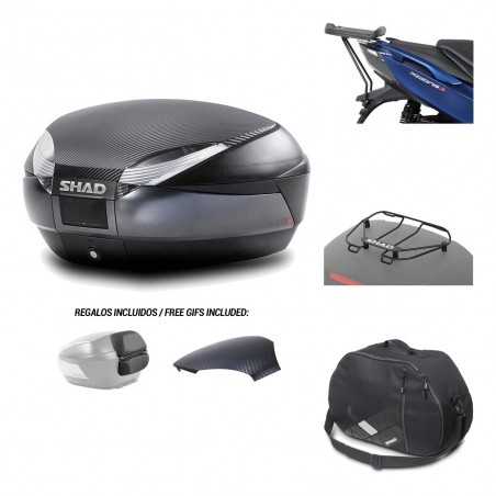 SHAD Baul trasero + herraje montaje accesorios SH48 KIT-181685