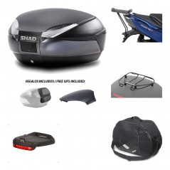 Rear trunk + mounting hardware + accessories  SH48