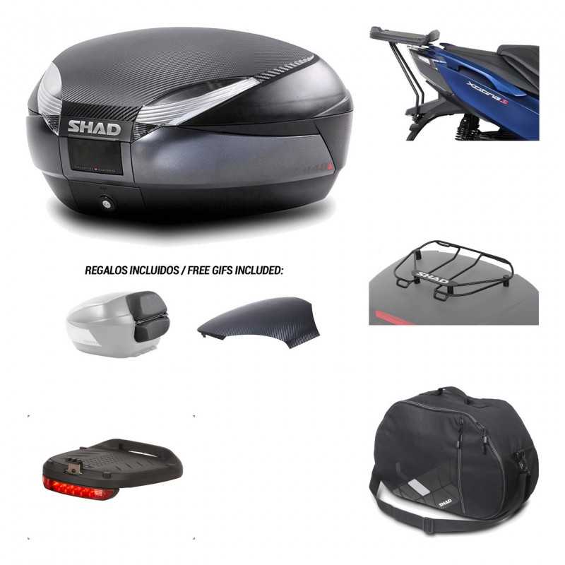 Rear trunk + mounting hardware + accessories  SH48