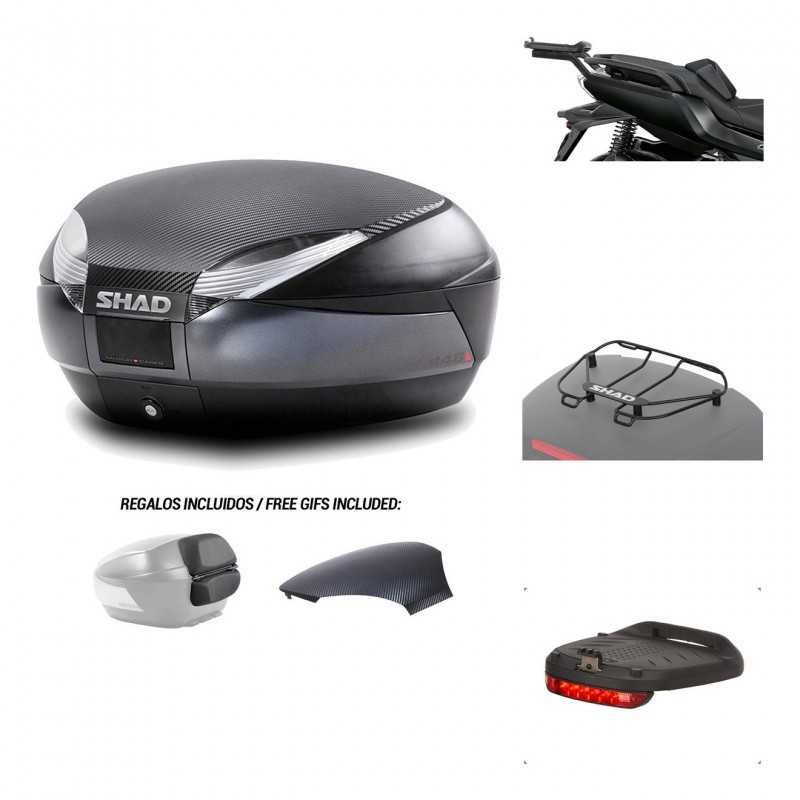 Rear trunk + mounting hardware + accessories  SH48