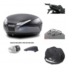Rear trunk + mounting hardware + accessories  SH48