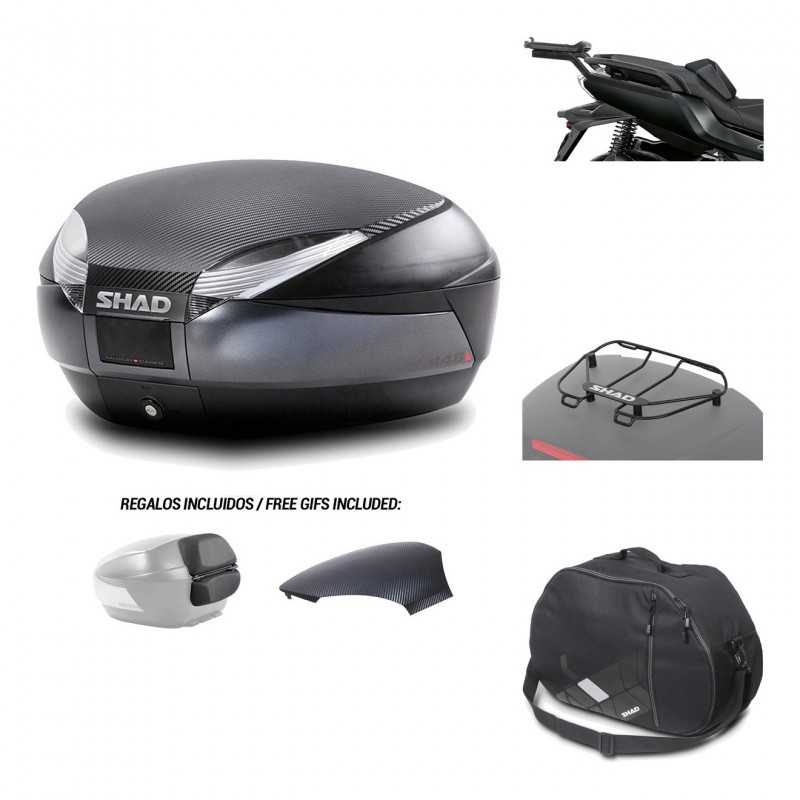 Rear trunk + mounting hardware + accessories  SH48