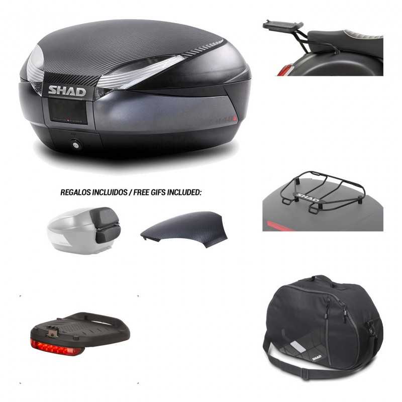 Rear trunk + mounting hardware + accessories  SH48