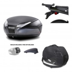 SHAD Baul trasero + herraje montaje bolsa interna SH48 KIT-181689