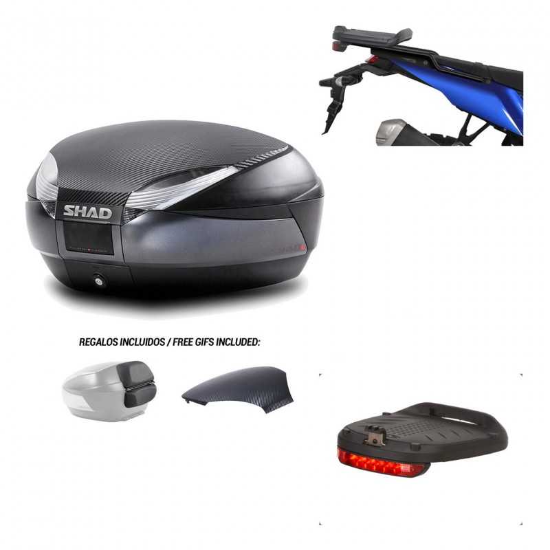 Back trunk + big top fitting + brake light  SH48
