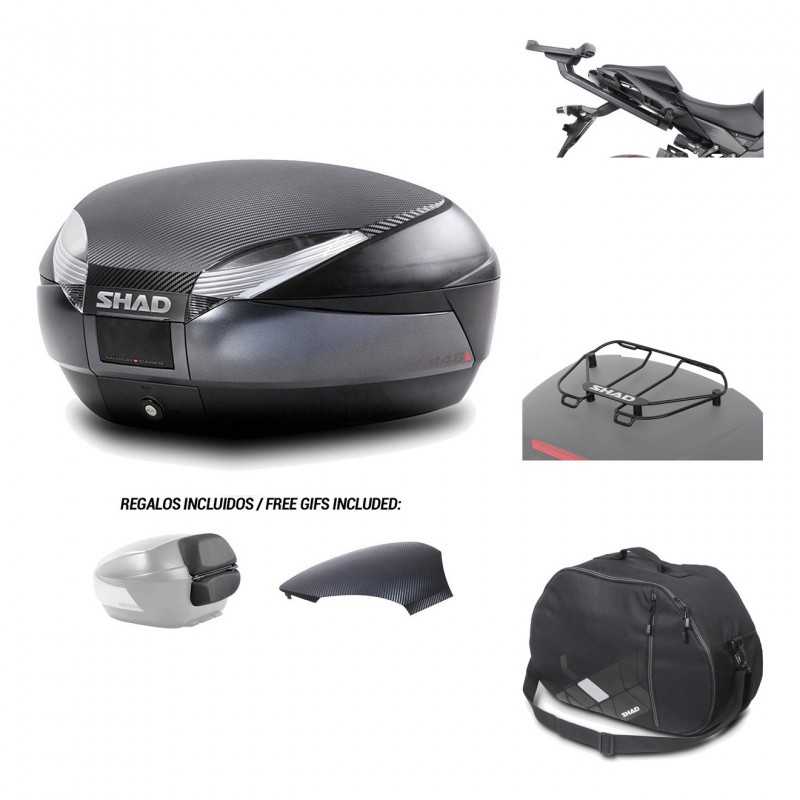 Rear trunk + mounting hardware + accessories  SH48