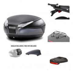 Rear trunk + mounting hardware + accessories  SH48