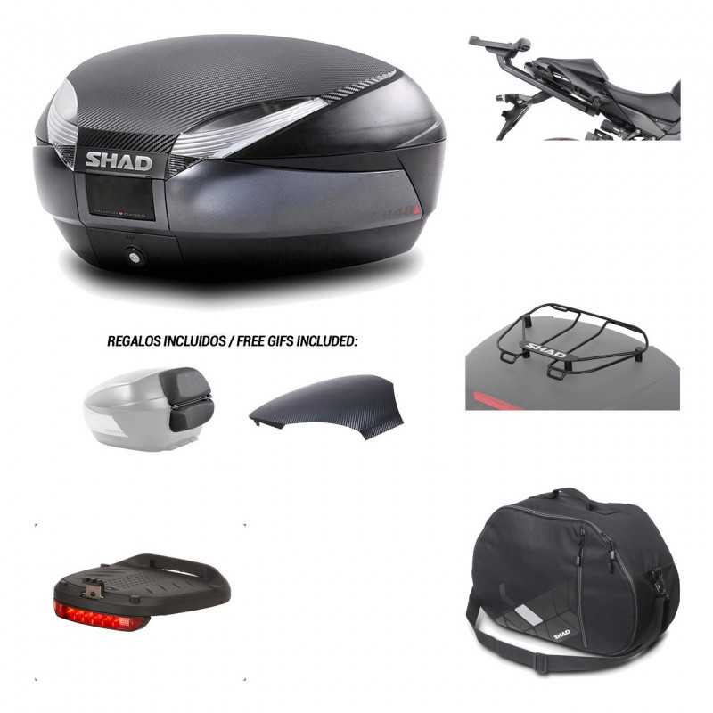 Rear trunk + mounting hardware + accessories  SH48