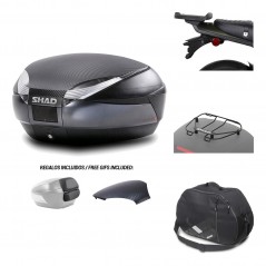 SHAD Baul trasero + herraje montaje accesorios SH48 KIT-181693