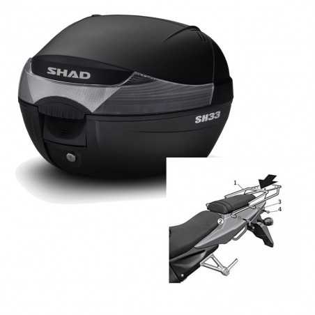 SHAD Baul trasero + herraje montaje SH33 SH 33 KIT-182044