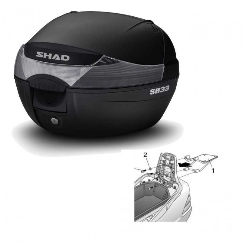 SHAD Baul trasero + herraje montaje SH33 SH 33 KIT-182099