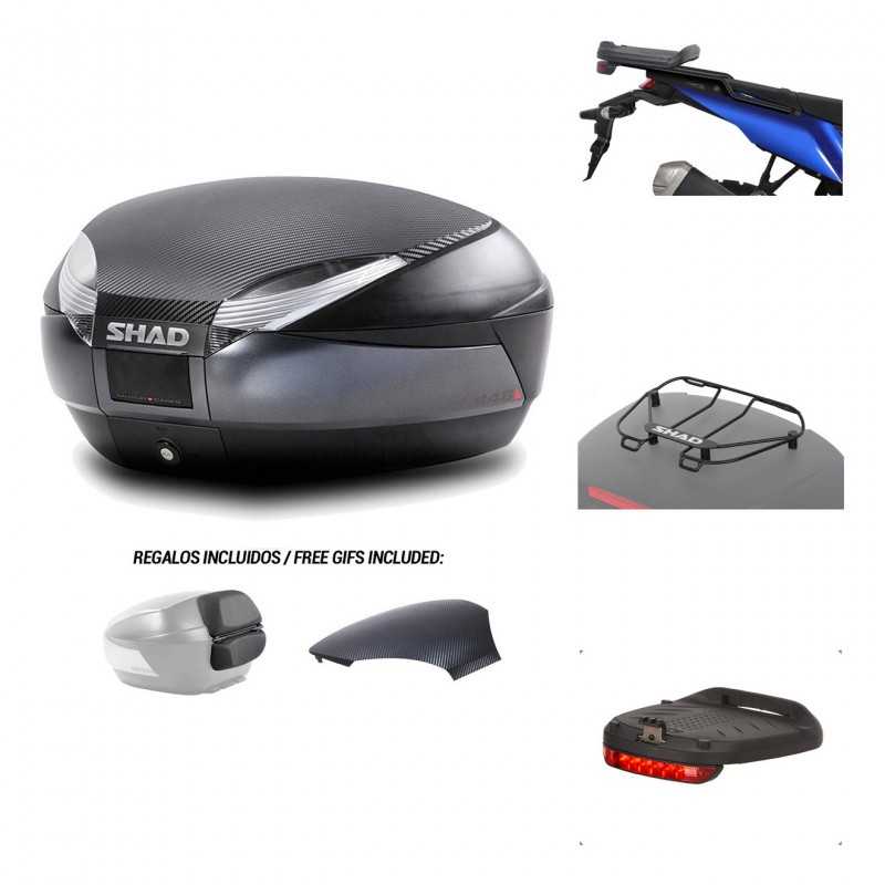 Rear trunk + mounting hardware + accessories  SH48