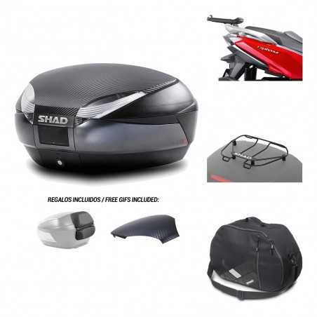SHAD Baul trasero + herraje montaje accesorios SH48 KIT-181941
