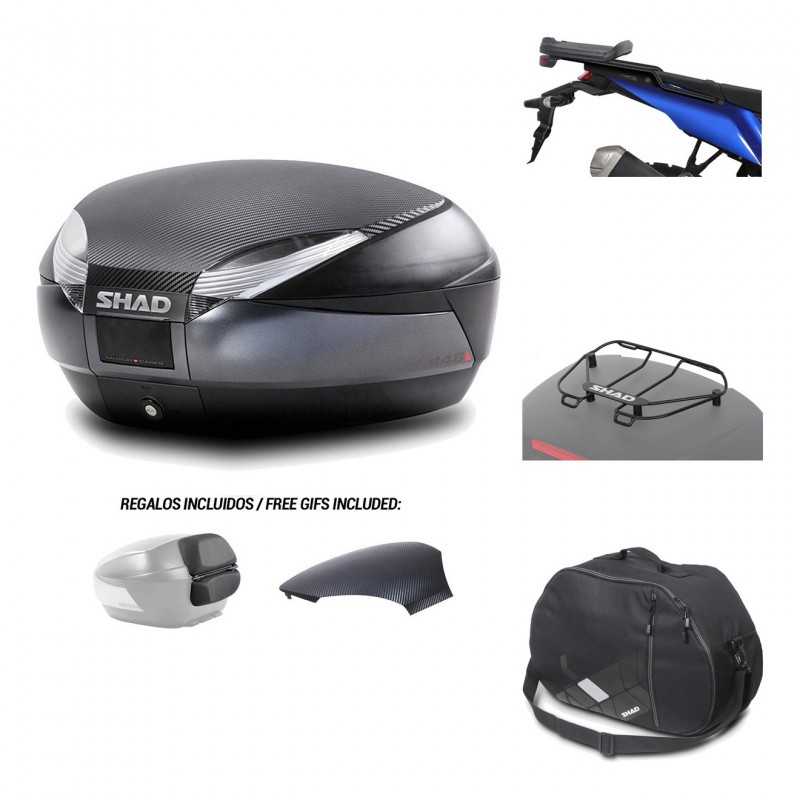 Rear trunk + mounting hardware + accessories  SH48