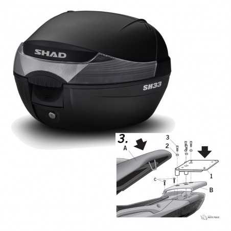 SHAD Baul trasero + herraje montaje SH33 SH 33 KIT-182047