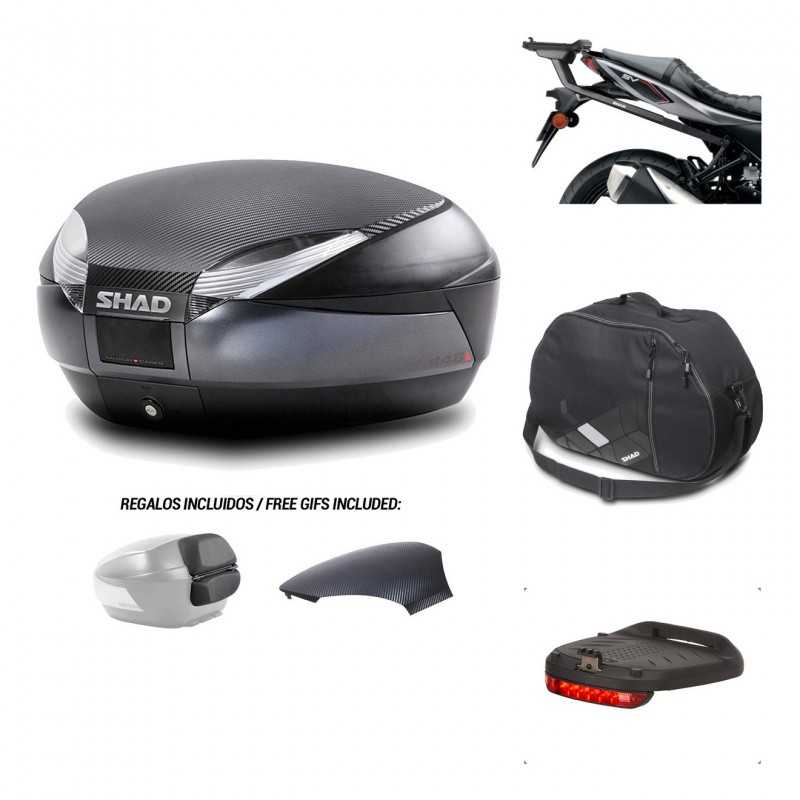 SHAD Baul trasero + herraje montaje accesorios SH48 KIT-181698