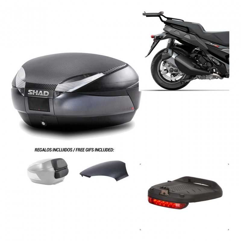 Back trunk + big top fitting + brake light  SH48