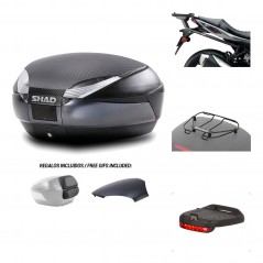 SHAD Baul trasero + herraje montaje accesorios SH48 KIT-181700