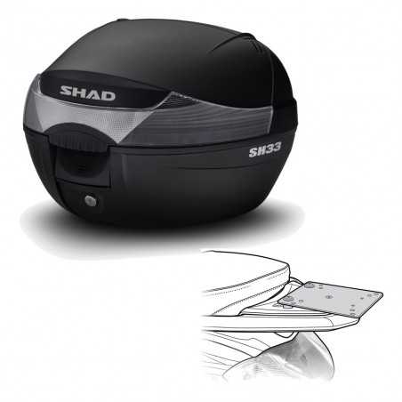 SHAD Baul trasero + herraje montaje SH33 SH 33 KIT-182105