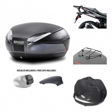 SHAD Baul trasero + herraje montaje accesorios SH48 KIT-181701