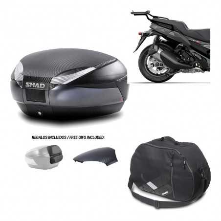 Back trunk + big top fitting + internal bag SH48