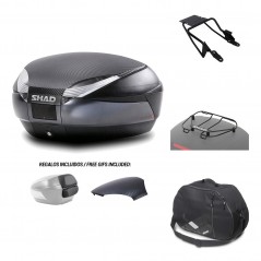 Rear trunk + mounting hardware + accessories  SH48