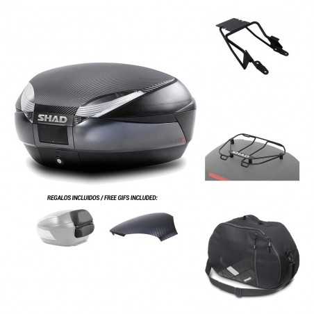 SHAD Baul trasero + herraje montaje accesorios SH48 KIT-181898